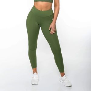 DOYOUEVEN side mesh leggings in olive